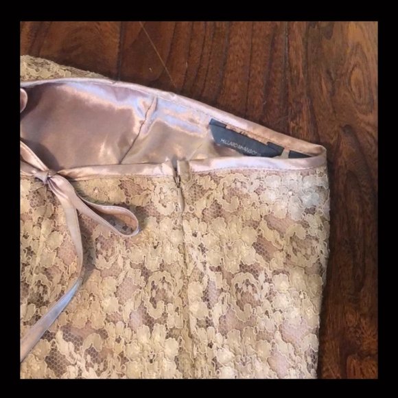 Hilliard & Hanson Cream size 6 lace skirt - Picture 4 of 4